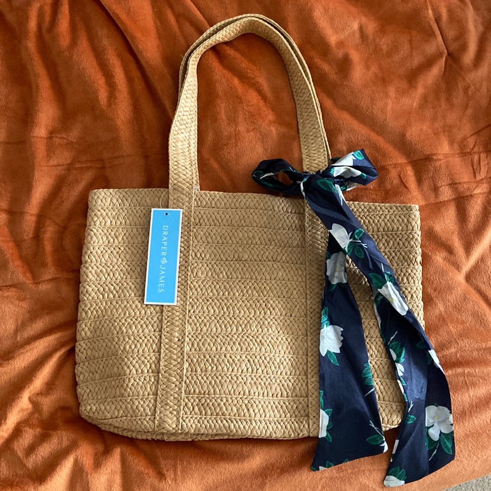 NWT Draper James Woven Bag